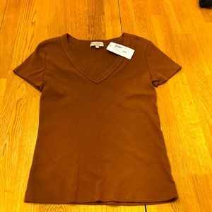 Brand new with tags, never worn. Michael Stars Nikki V Neck Tee